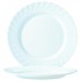 Тарелка обеденная Luminarc Трианон стеклянная белая 245 мм (артикул производителя Е9579-1/61259/Н3665)