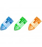 Точилка для карандашей Attache Colorful пластиковая с контейнером цвет ассорти