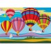 Картина по номерам для малышей ТРАНСПОРТ Воздушные шары набор Ркн-104