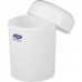 Ведро для мусора Luscan Professional 15 л пластик белое (26x38 см)