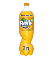 Напиток Fanta апельсин газированный 2 л (6 штук в упаковке)