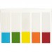 Клейкие закладки Attache Selection пластиковые 5 цветов по 20 листов 12x45 мм