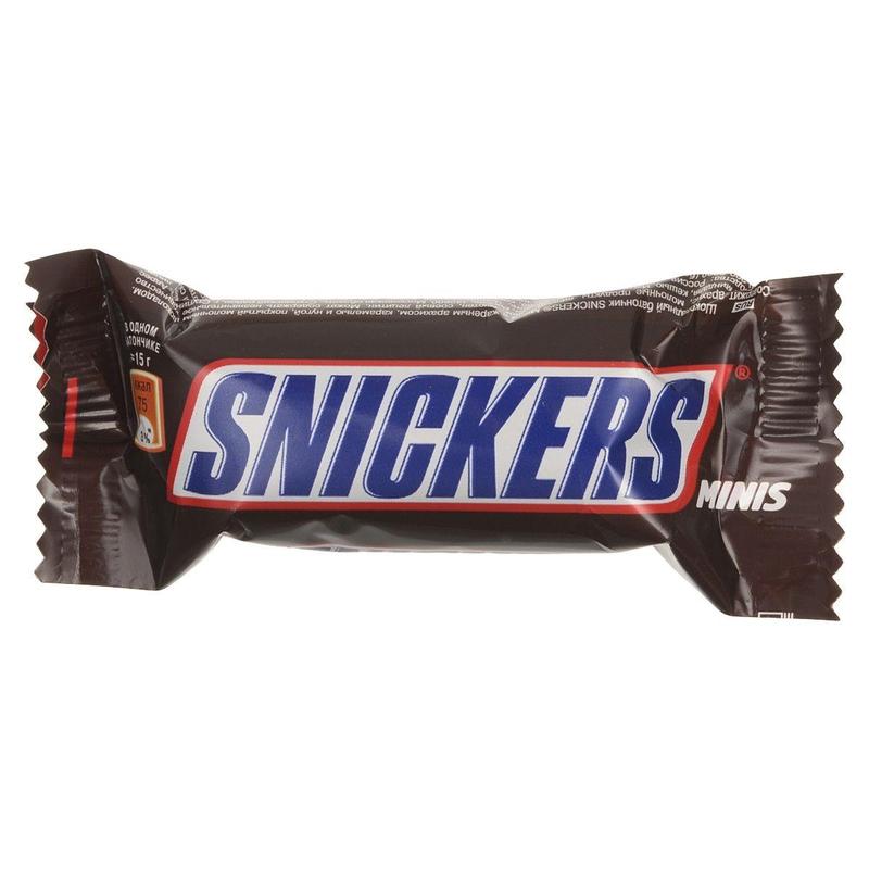 Шоколадные батончики snickers Mini, 180 г